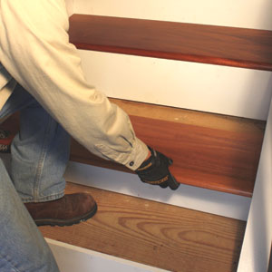 Installing Stair Risers Treads