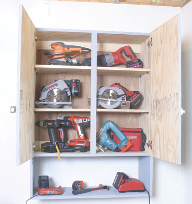 Power Tool Storage Cabinets