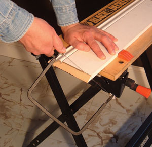How To Cut Chair Rail With Power Tool