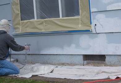 Paint with an airless Sprayer