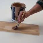 Polyeser and nylon-bristle brushes