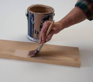 Polyeser and nylon-bristle brushes