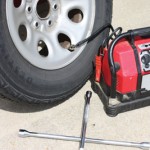Using a tire plug kit