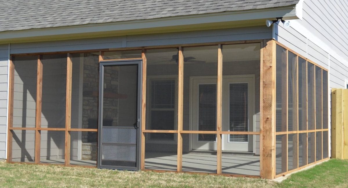 Screen Porch With Metal Roof