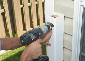 Pre-drill the 2x4 with a hole that clears the lag bolt threads.