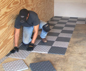 Install Snap Together Garage Tile, How To Install Snap Tile Flooring