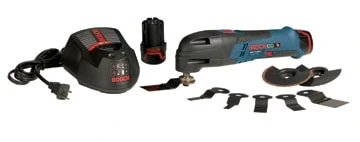 Oscillating tools are built to power a wide range of accessories, from blades and scrapers to sanding attachments.