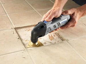 The Dremel Multi-Max features a quick-change accessory interface and electronic feedback circuitry that keeps the blade at a consistent speed during tough applications.