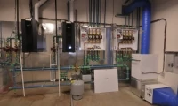 Mechanical room featuring Hi-Velocity System products.