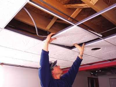 Diy Acoustic Ceiling Tile Extreme How To