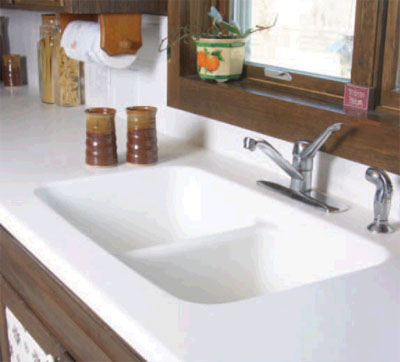 Solid Surface Countertop Installation, What Are Solid Surface Countertops Made Out Of