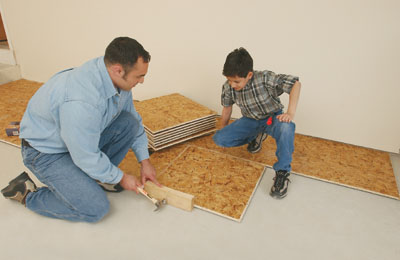 Installing A Floating Subfloor Extreme How To