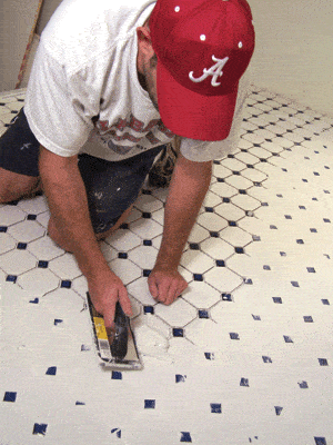 Install Mosaic Floor Tile Extreme How To, Best Mortar For Mosaic Floor Tile