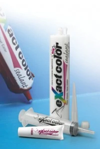 eXactColor Sealant is an easy way to create your own custom color sealant. No special tools are required; simply follow the mixing instructions using your latex paint, water-based solid stain or universal pigments. Create a perfect color match or highlight an architectural feature with a contrasting color caulk. This water-based acrylic sealant offers powerful adhesion, is easy to tool and clean up and will not crack.