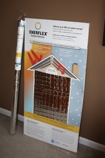 enerflex 1 The material we installed for this project was Enerflex Radiant Barrier, available in both rolls and panels (16” or 24” O.C.).