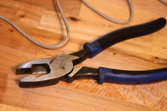 Lineman’s pliers can grasp and cut cable and wire—and even cut off old nails.
