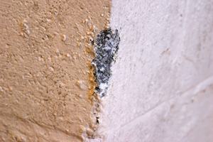 If leakage is due to capillary action, a capillary waterproofing compound can be applied. Walls must be cleaned of all dirt, debris, efflorescence and paint.