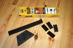 For DIY installers, Lumber Liquidators offers an installation kit for T&G flooring, which includes basic essentials—a plastic tapping block, a pull bar and 20 adjustable spacers.
