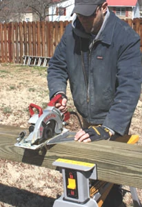 cut a 6x6 post with a reciprocating saw