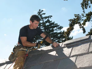We installed the cap shingles with 2” galvanized roofing nails. Hand nailing is fun sometimes.