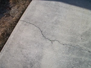 Conceal minor cracks in concrete