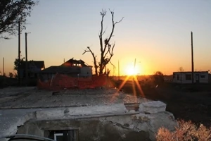 Devastation of the city of Joplin, Missouri.