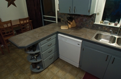 Cabinet for dishwater
