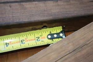 Measure the diameter of the hole