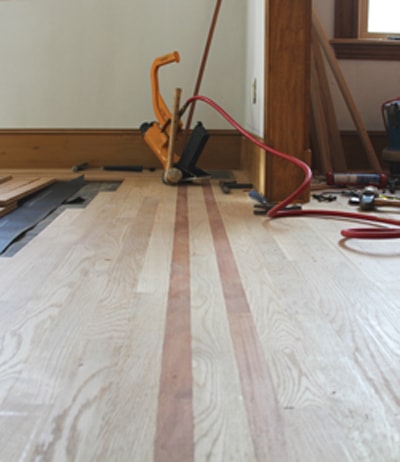Installing A Hardwood Border And, How To Replace Hardwood Floor Strips