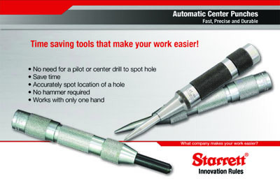 Starrett Automatic Center Punches - Extreme How To