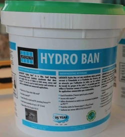 For the project I used the Hydro Ban waterproofing product from Laticrete.