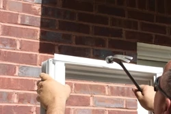 Accessory pieces such as vinyl sill extenders should be attached before installing the window. 