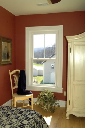 New vinyl windows constructed with double-paned, Low-E glass can save energy and reduce the home’s power bill. 