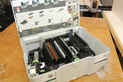 Festool pioneered the Systainer line of modular cases years ago as a storage solution for the company’s professional-grade woodworking tools. 