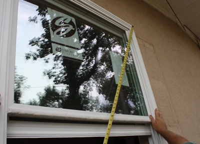 The window must be installed plumb, level and square even if the rough opening is none of these things. For this reason, most pros deduct slightly from the window measurement before ordering to ensure the window fits easily. 