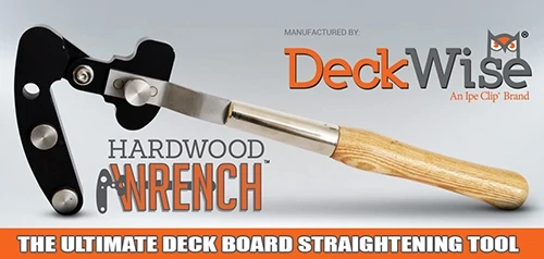 Deckwise hardwood wrench