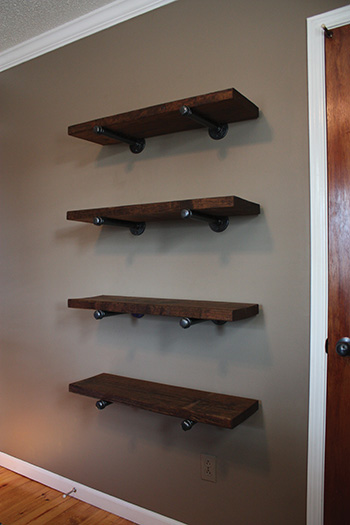 Pipe-Bracket Shelving - Extreme How To