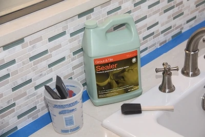 Materials need for sealing Tile and Grout