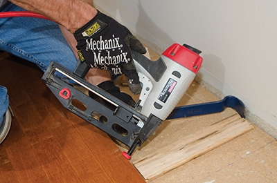 Installing Prefinished Hardwood Floors, Can You Use A Finish Nailer For Hardwood Floors