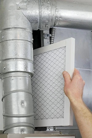 Replace your HVAC filter routinely so your system doesn't have to work as hard. Studies have shown the inexpensive disposable filters work as good or even better than more expensive filters, as long as they're changed regularly according to the manufacturer's reccomendations. 