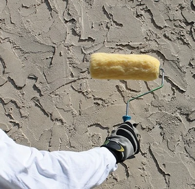 SealKrete is an "all-purpose water-proofer" that seals stucco, brick, plaster, wood and more. 
