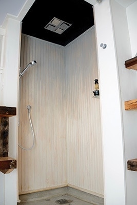 Wooden showers