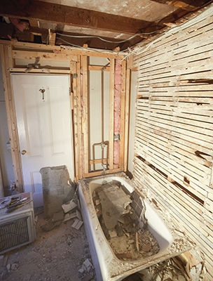 Problems Of A Bathroom Remodel Extreme How To - Replacing Bathroom Floor Rotted In Kitchen Cabinets How To Remove
