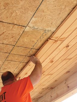 Instalar un techo de tablones de madera | Mefics