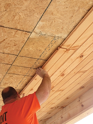 Install A Wood Plank Ceiling Extreme How To