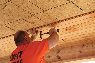 Install a Wood-Plank Ceiling - Extreme How To