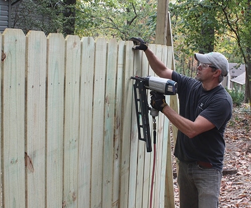 how to build a wood fence