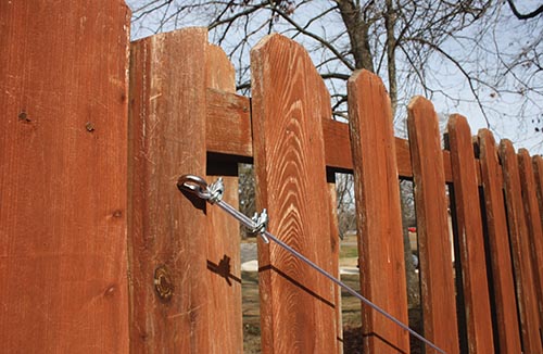 stabilize a leaning fence - extreme how to