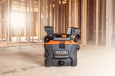 RIDGID Pro Pack Plus Wet Dry Vac 