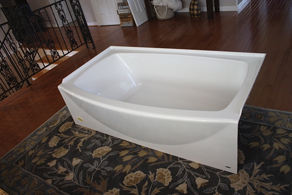 Acrylic Tub Installation, How To Secure A Bathtub The Wall